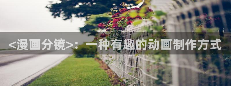 汗汗漫画在线进入入口：<漫画分镜>：一种有趣的动画制作方式